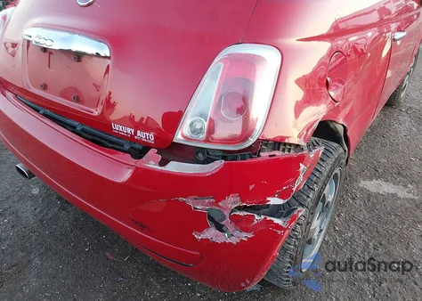 2013 Fiat 500 Pop from USA, damaged, VIN 3C3CFFAR3DT752784